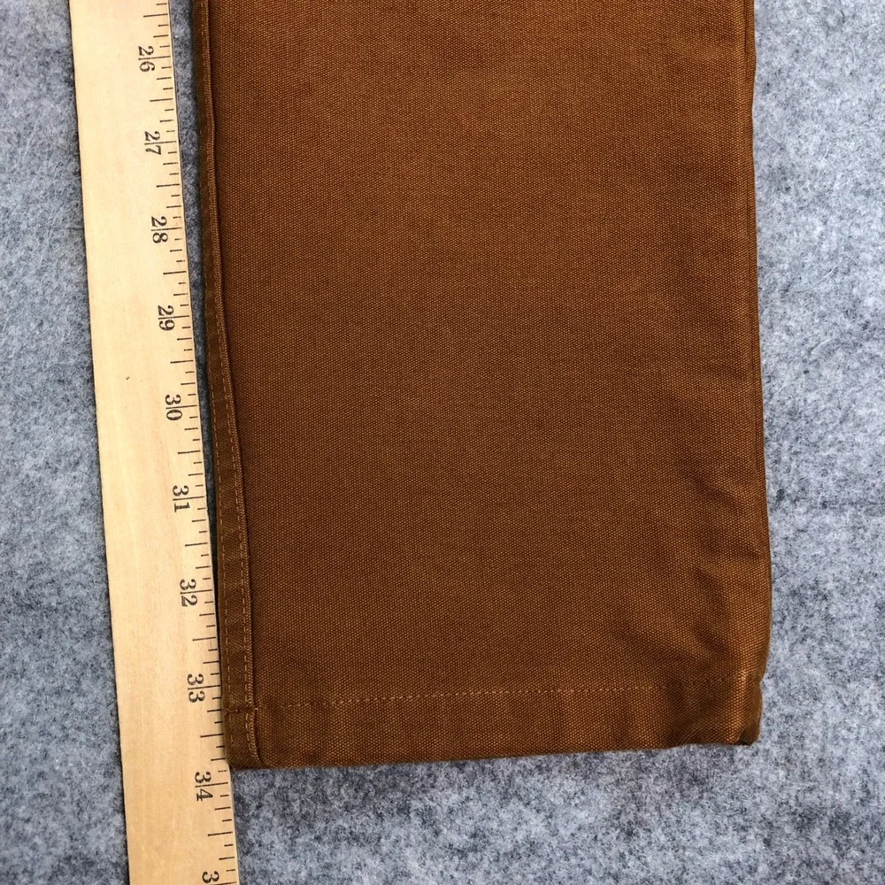 Lululemon Mens Canvas Pants 34x34 Brown Chino Slim Leg Stretch Athletic Pocket